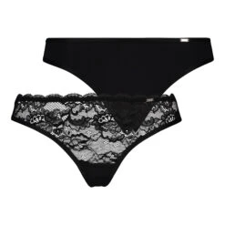 2-pack Strings Angie - Zwart -Optimaal Lingerie Winkel 136469 5