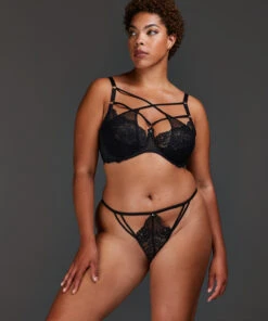 Niet-voorgevormde Beugel Bh Anna - Zwart 14 Niet-voorgevormde Beugel Bh Anna - Zwart -Optimaal Lingerie Winkel 139510 12