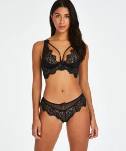 Niet-voorgevormde Longline Beugel Bh Marilee - Zwart -Optimaal Lingerie Winkel 141727 3