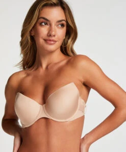 Voorgevormde Beugel Bh Transparant Back - Beige -Optimaal Lingerie Winkel 154700 3