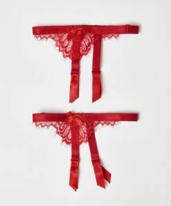 Suspender Cuffs - Rood -Optimaal Lingerie Winkel 168397 5