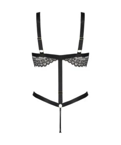 Private Body Open Kruis Ginger - Zwart -Optimaal Lingerie Winkel 168912 6