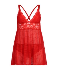 Babydoll Beatriz - Rood -Optimaal Lingerie Winkel 173763 5