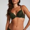 Voorgevormde Push-up Beugel Bh Teddy - Groen -Optimaal Lingerie Winkel 178641 1