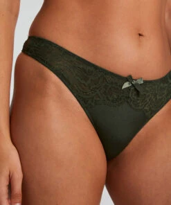 String Teddy - Groen -Optimaal Lingerie Winkel 178642 2