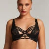 Half-voorgevormde Cup Longline Beugel Bh Iggy - Zwart -Optimaal Lingerie Winkel 182484 1