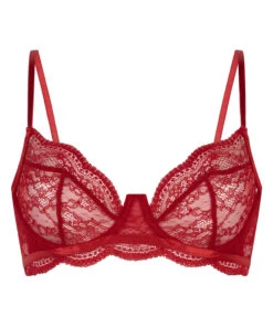 Niet Voorgevormde Beugel Bh Isabelle - Rood -Optimaal Lingerie Winkel 184807 5