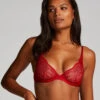Niet-voorgevormde Beugel Bh Isabelle - Rood -Optimaal Lingerie Winkel 184808 1