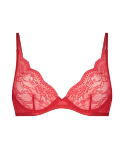 Niet-voorgevormde Beugel Bh Isabelle - Rood -Optimaal Lingerie Winkel 184808 5