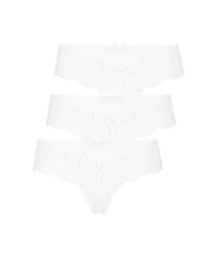3-pack Brazilian Short Valencia - Wit -Optimaal Lingerie Winkel 185895 5