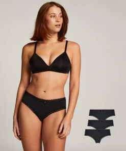 3-pack Brazilian Short Katoen Georgia - Zwart