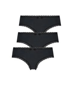 3-pack Brazilian Short Katoen Georgia - Zwart -Optimaal Lingerie Winkel 185896 5