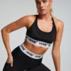 HKMX Sport Bh The Crop Logo Level 1 - Zwart -Optimaal Lingerie Winkel 189122 1
