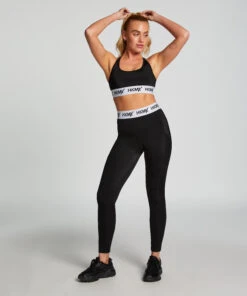 HKMX Sport Bh The Crop Logo Level 1 - Zwart -Optimaal Lingerie Winkel 189122 3