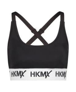 HKMX Sport Bh The Crop Logo Level 1 - Zwart -Optimaal Lingerie Winkel 189122 5