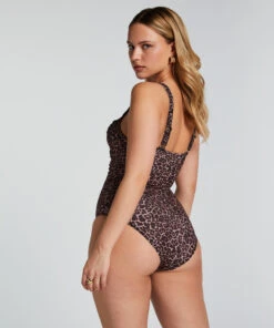 Badpak Leopard - Bruin -Optimaal Lingerie Winkel 190931 4