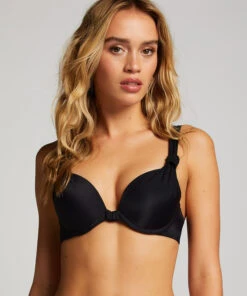 Voorgevormde Push-up Beugel Bikinitop Luxe Cup A - E - Zwart
