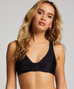 Niet-voorgevormde Beugel Bikinitop Luxe - Zwart