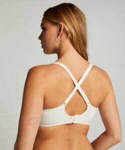 Niet-voorgevormde Beugel Bh Mesh - Wit -Optimaal Lingerie Winkel 195780 4