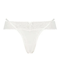 Extra Lage V-string Elliena - Wit -Optimaal Lingerie Winkel 195940 5