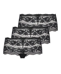 3-pack Boxer Sienna - Zwart -Optimaal Lingerie Winkel 196559 5