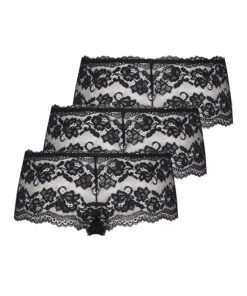 3-pack Boxer Sienna - Zwart -Optimaal Lingerie Winkel 196559 6