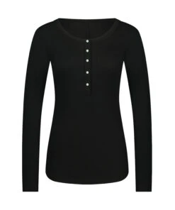 Pyjamatop Lange Mouwen - Zwart 16 Pyjamatop Lange Mouwen - Zwart -Optimaal Lingerie Winkel 199768 5