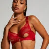 Niet-voorgevormde Beugel Bh Aurelia - Rood -Optimaal Lingerie Winkel 199876 1