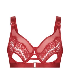 Niet-voorgevormde Beugel Bh Aurelia - Rood -Optimaal Lingerie Winkel 199876 5