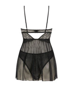 Babydoll Isabelle - Zwart -Optimaal Lingerie Winkel 200322 6
