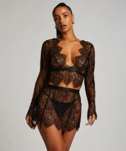 Top Allover Lace - Zwart -Optimaal Lingerie Winkel 200423 3