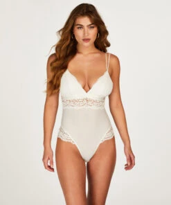 Optimaal Lingerie Winkel 22 Body Rose - Wit