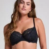 Niet-voorgevormde Beugel Bh Marine - Zwart -Optimaal Lingerie Winkel 200994 1