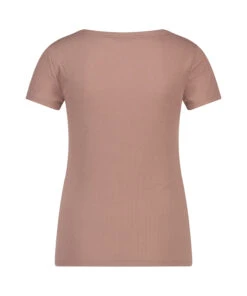 Pyjamatop Korte Mouwen Henley - Bruin -Optimaal Lingerie Winkel 201711 6