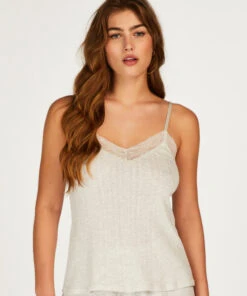 Top Cami Lace - Beige