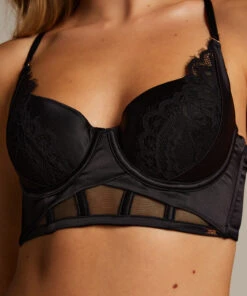 Voorgevormde Longline Beugel Bh Jacqueline - Zwart -Optimaal Lingerie Winkel 202046 2