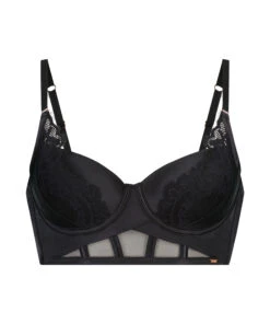 Voorgevormde Longline Beugel Bh Jacqueline - Zwart -Optimaal Lingerie Winkel 202046 5