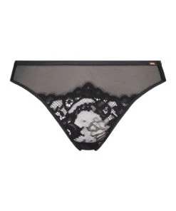 Hoog Uitgesneden String Jacqueline - Zwart -Optimaal Lingerie Winkel 202049 5