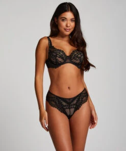 Niet-voorgevormde Beugel Bh Daisy - Zwart -Optimaal Lingerie Winkel 202109 3