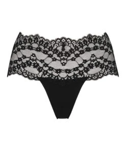 Boxerstring Daisy - Zwart -Optimaal Lingerie Winkel 202111 5