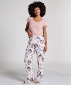 Pyjamabroek Woven - Wit