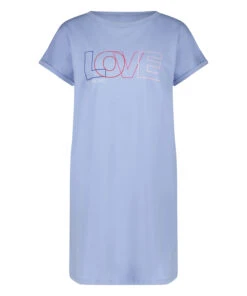 Nachthemd Ronde Hals - Blauw -Optimaal Lingerie Winkel 202327 5