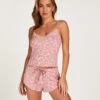 Ribbed Lace Shorts - Roze -Optimaal Lingerie Winkel 202342 1