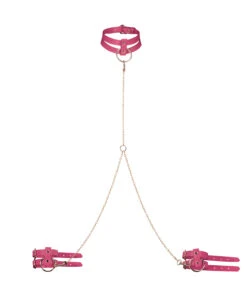 Private Choker Handboeien - Roze -Optimaal Lingerie Winkel 202432 5