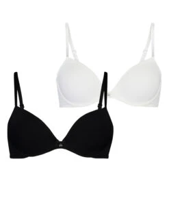 2-pack Voorgevormde Beugel Bh - Zwart -Optimaal Lingerie Winkel 203100 5