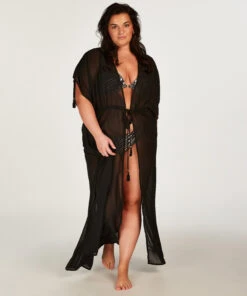 Kimono Sheer - Zwart -Optimaal Lingerie Winkel 203344 12