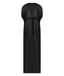 Kimono Sheer - Zwart -Optimaal Lingerie Winkel 203344 5