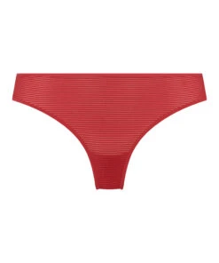 Invisible String Stripe Mesh - Rood -Optimaal Lingerie Winkel 203884 5