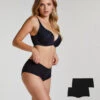 2 Katoenen Boxers Kim - Zwart -Optimaal Lingerie Winkel 97284 1